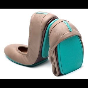 Tieks ballet flats taupe